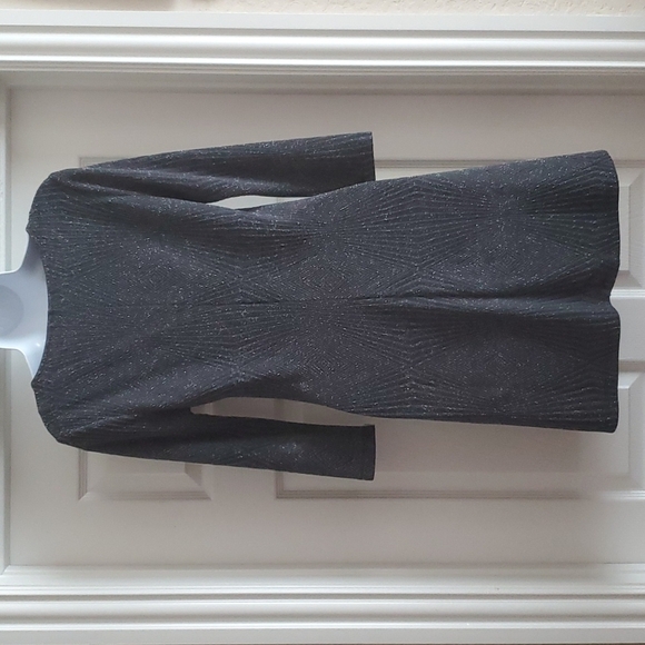 4/$30 Trixxi Black 3/4 Sleeve gray sparkle dress size medium.    ** - Picture 7 of 14